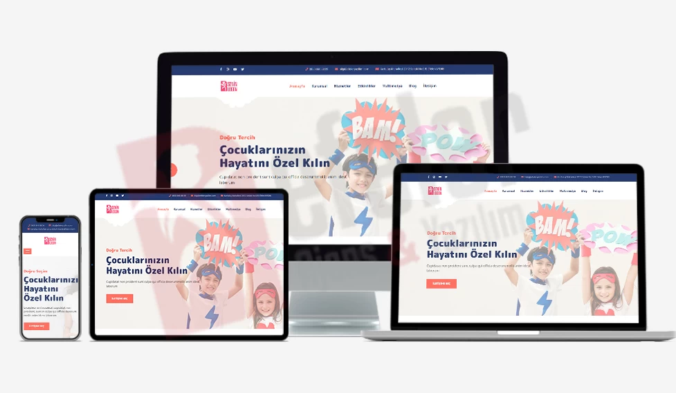 ANAOKULU WEB SİTESİ - V1 CORE